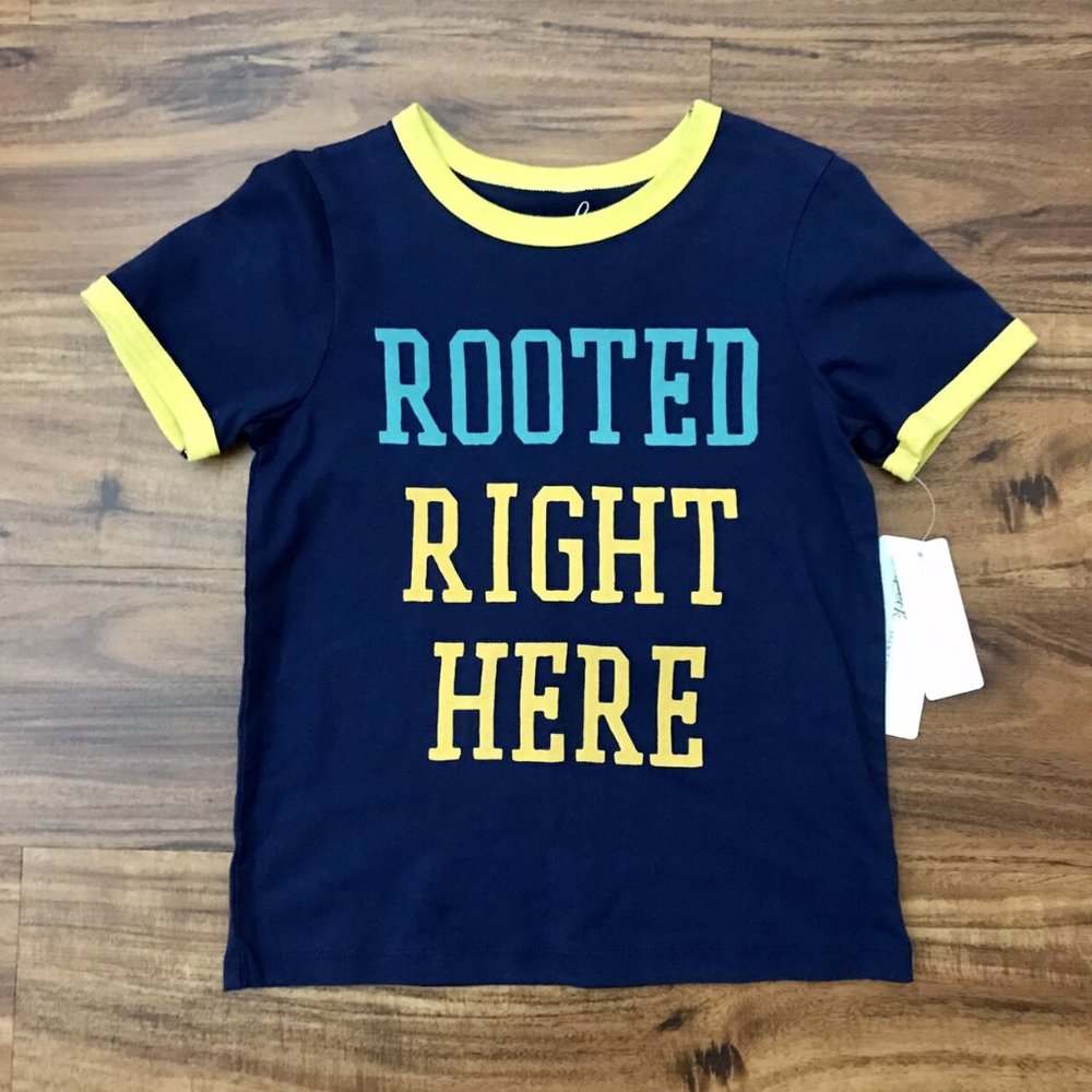 NWT Boys Peek “Rooted Right Here” General Sherman Ringer Shirt